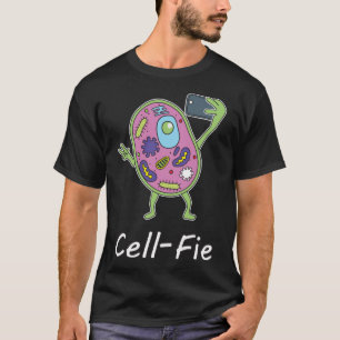 CellFie Lustige Wissenschaft Biologie Retro T-Shirt