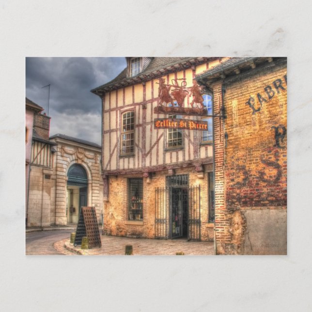 Cellier St. Pierre Troyes Frankreich Postkarte (Vorderseite)