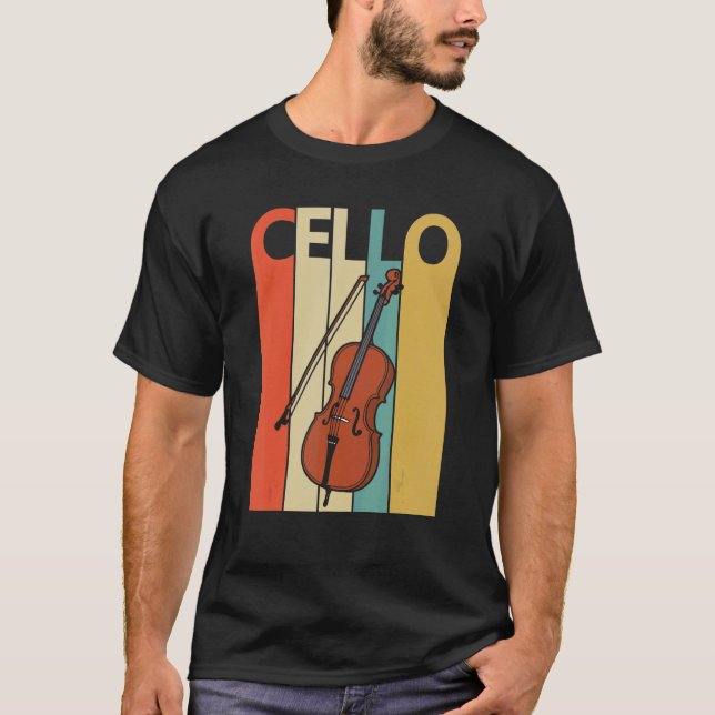 Cellist Cello Music Instrument T-Shirt (Vorderseite)