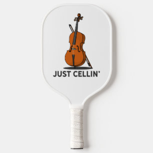 Cellist Just Cellin Geigenspieler Pickleball Schläger