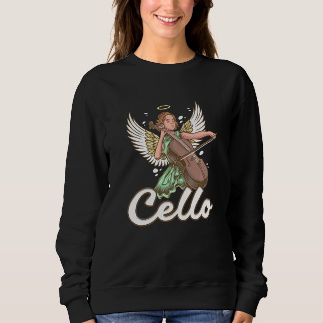 Cello Angel Cello Sweatshirt (Vorderseite)