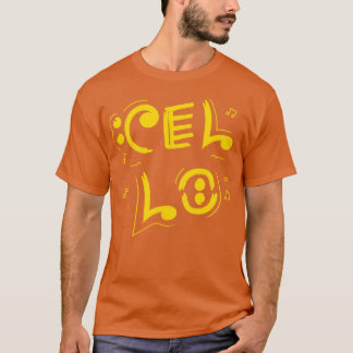Cello Art YellowCellist - Geschenk für die ganze F T-Shirt