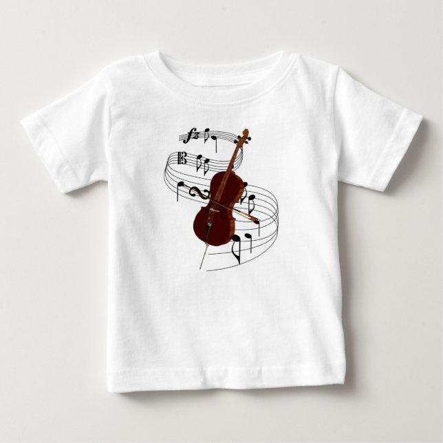 Cello Baby T-shirt (Vorderseite)