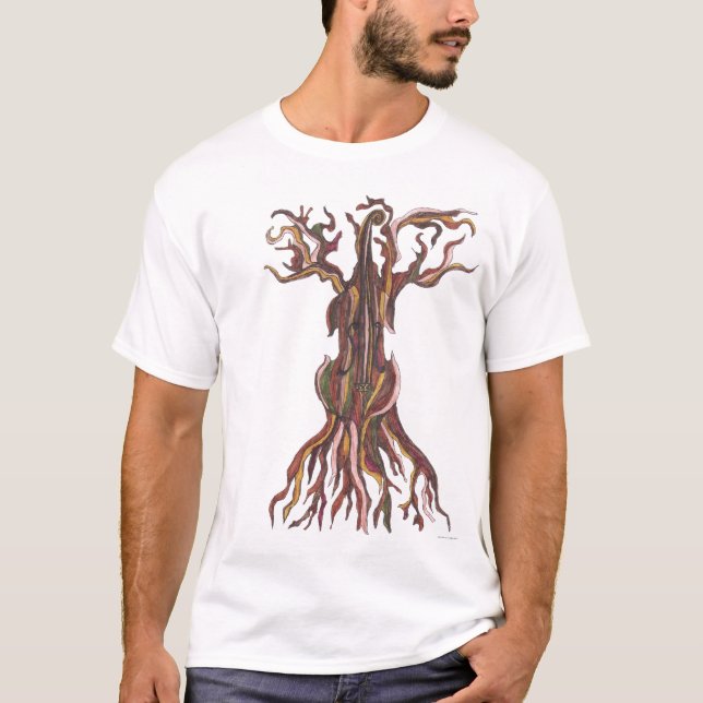 Cello-Baum-T - Shirt (Vorderseite)