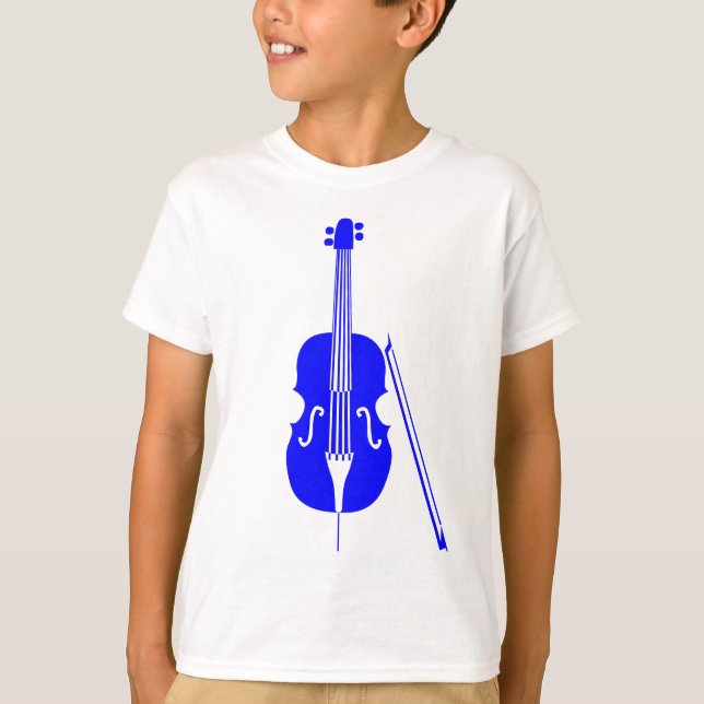 Cello - Blau T-Shirt (Vorderseite)
