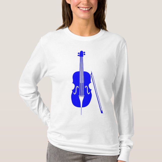 Cello - Blau T-Shirt (Vorderseite)