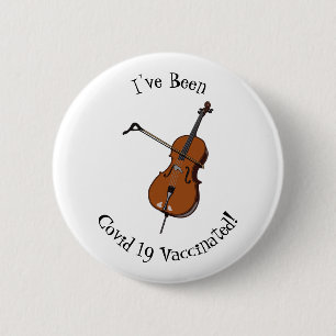 Cello-Cartoon-Abbildung Button