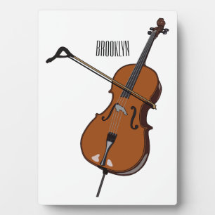 Cello-Cartoon-Abbildung Fotoplatte