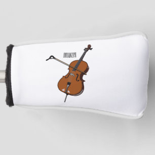 Cello-Cartoon-Abbildung Golf Headcover