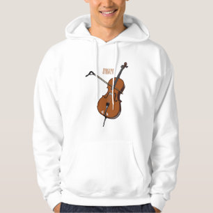 Cello Cartoon-Illustration  Hoodie