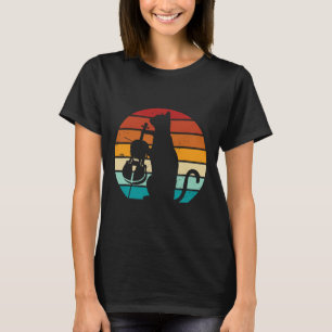 Cello Cat Meme Offensive Memes Funny Cat Liebe T-Shirt