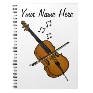 Cello Cellist Musician Music Teacher Custom Notizblock
