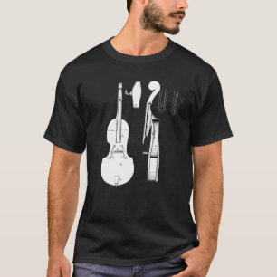 Cello Cellisten Jazz Band Art Rock And Roll Musik T-Shirt