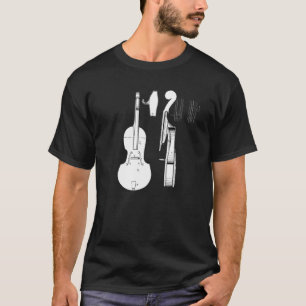 Cello Cellists Jazz Band Art Rock and Roll Music V T-Shirt