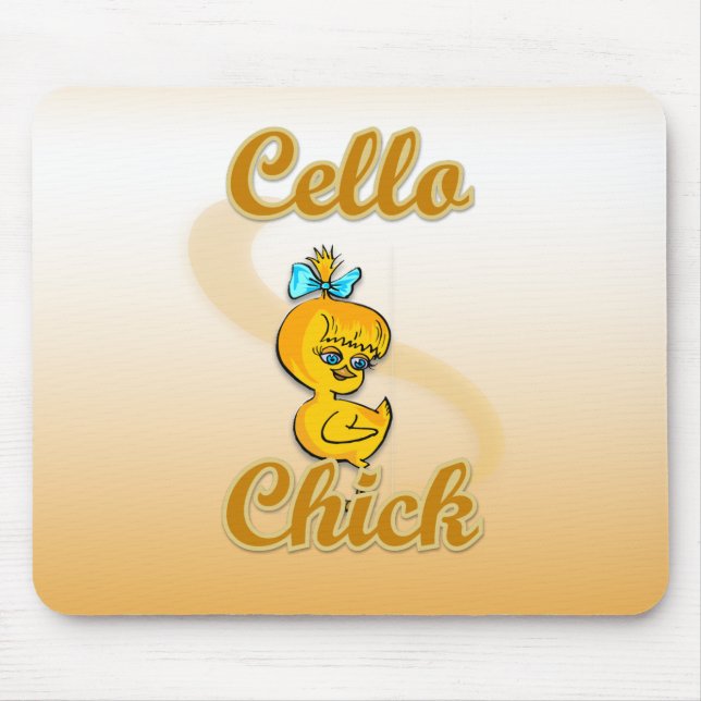 Cello Chick Mousepad (Vorne)