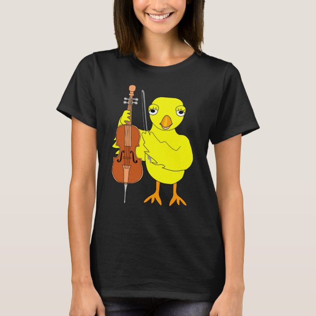 Cello Chick T-Shirt (Vorderseite)