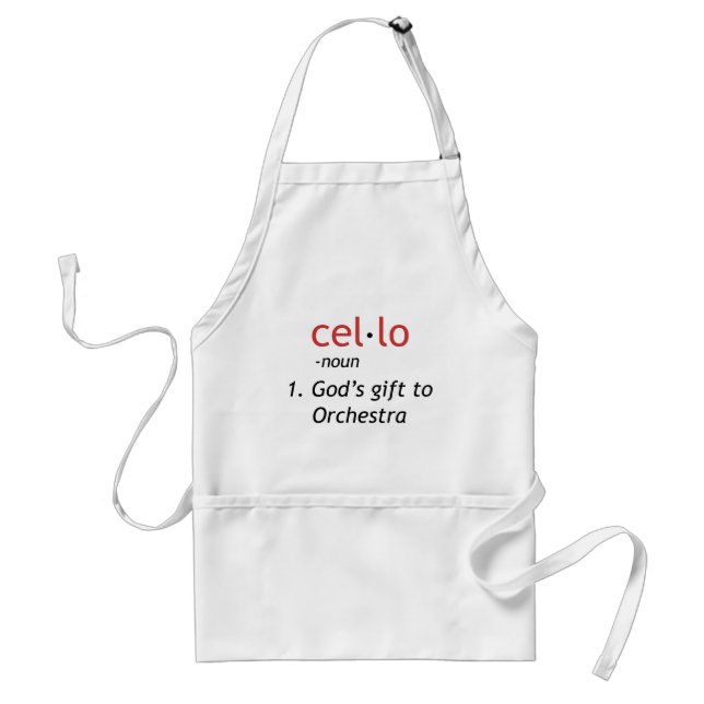 Cello Definition Schürze (Vorne)