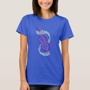 Cello-Entwurf T-Shirt