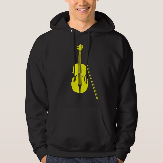 Cello - Gelb Hoodie (Vorderseite)