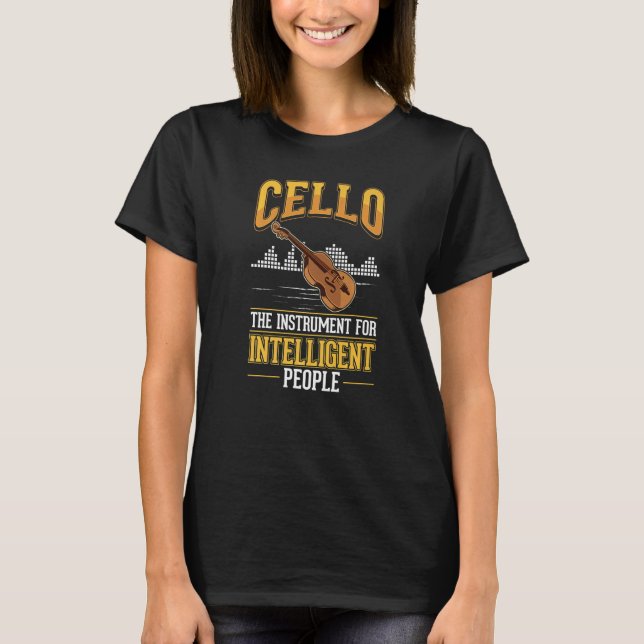 Cello Girl Cellist Cello Player  T-Shirt (Vorderseite)