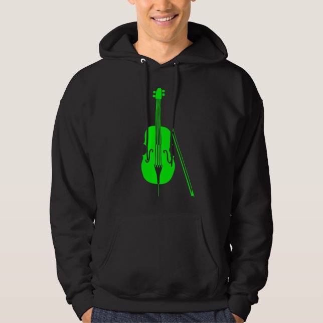 Cello - grün hoodie (Vorderseite)