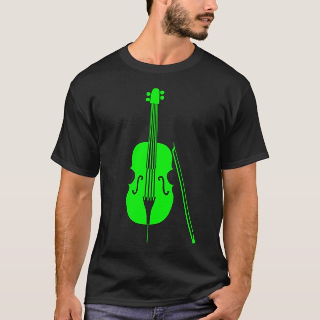 Cello - grün T-Shirt (Vorderseite)