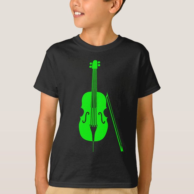 Cello - grün T-Shirt (Vorderseite)
