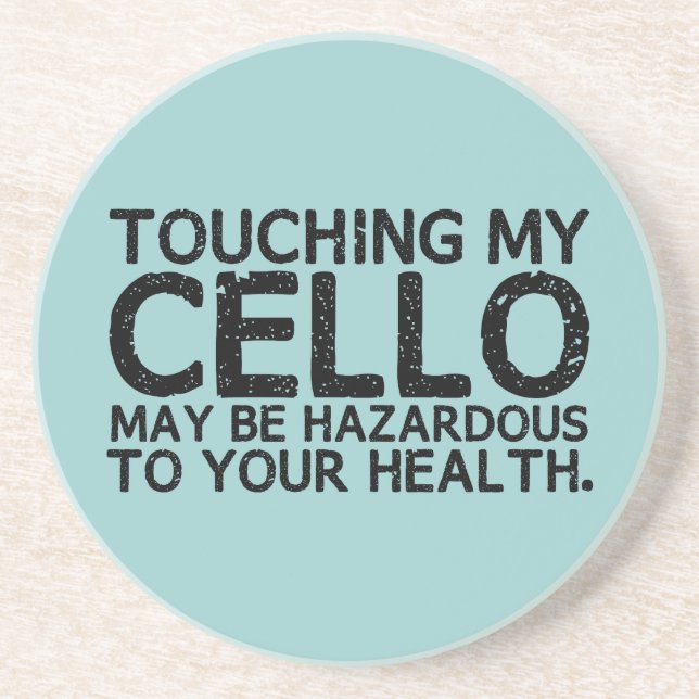 Cello Hazard Getränkeuntersetzer (Vorne)