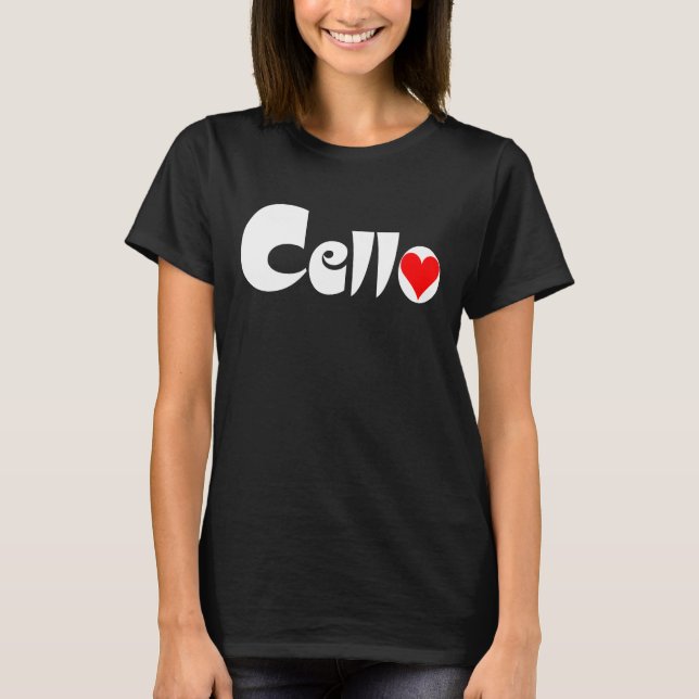 Cello Heart T-Shirt (Vorderseite)