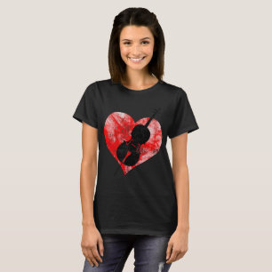 Cello Herz Liebe T-Shirt