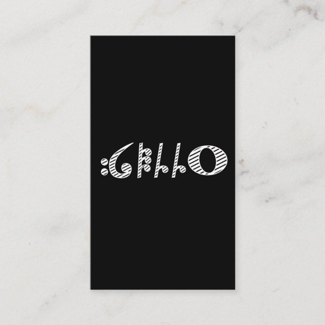 Cello Instrument Orchester Musik Visitenkarte (Vorderseite)