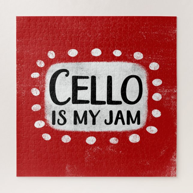Cello ist mein Jam Jigsaw Puzzle (Vertikal)