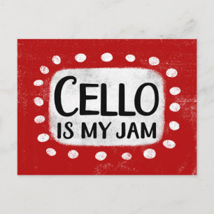 Cello ist meine Postkarte