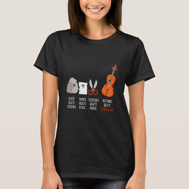 Cello Lessons Cello Tuner Cello Strings Cello Elec T-Shirt (Vorderseite)