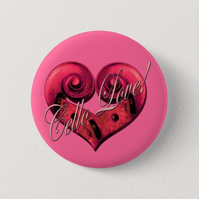 Cello-Liebe Button (Vorderseite)