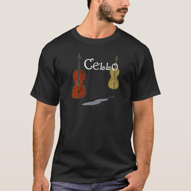 Cello-Liebhaber T-Shirt (Vorderseite)