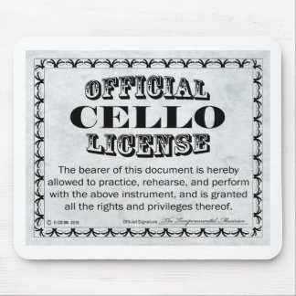 Cello-Lizenz Mousepad