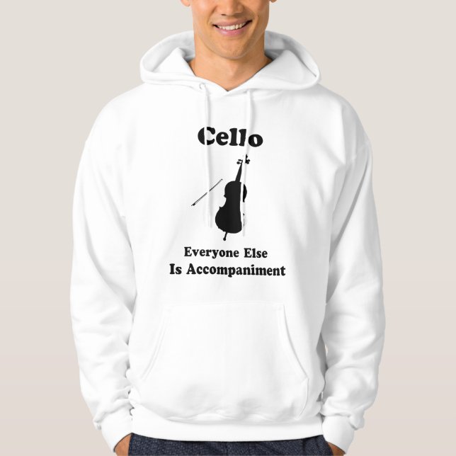 Cello-lustiger Witz-GeschenkHoodie Hoodie (Vorderseite)