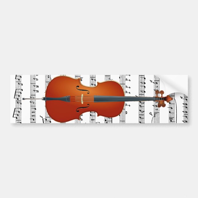 Cello & Me_ Autoaufkleber (Vorne)