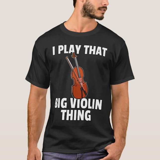 Cello Music für Cellist oder Cello Player T-Shirt (Vorderseite)