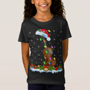 Cello Music Lover Matching Weihnachtsmannmütze Cel T-Shirt