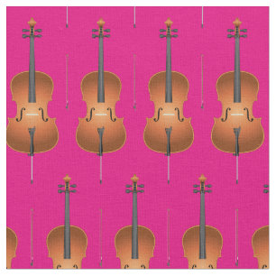 Cello Music Musician Room Decke Rosa Stoff