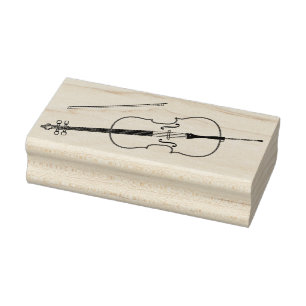Cello Musician Music Teacher String Orchestra Gummistempel