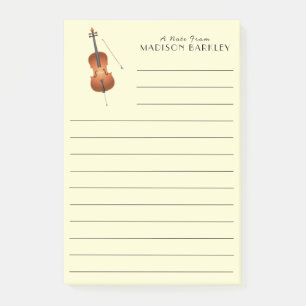 Cello Musician Music Teacher String Orchestra Post-it Klebezettel
