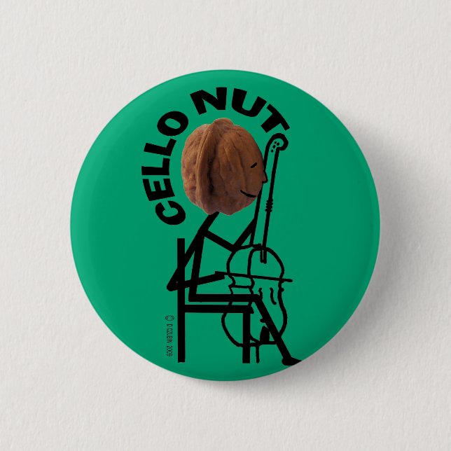 Cello Nut Button (Vorderseite)