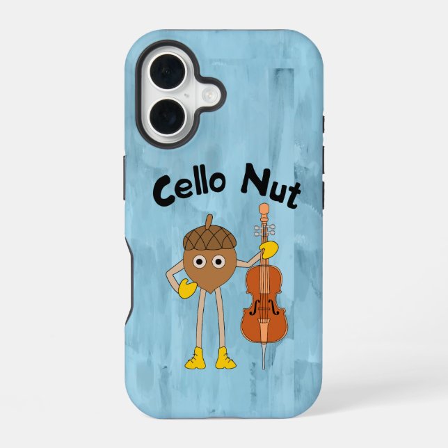 Cello Nut iPhone 16 Hülle (Rückseite)