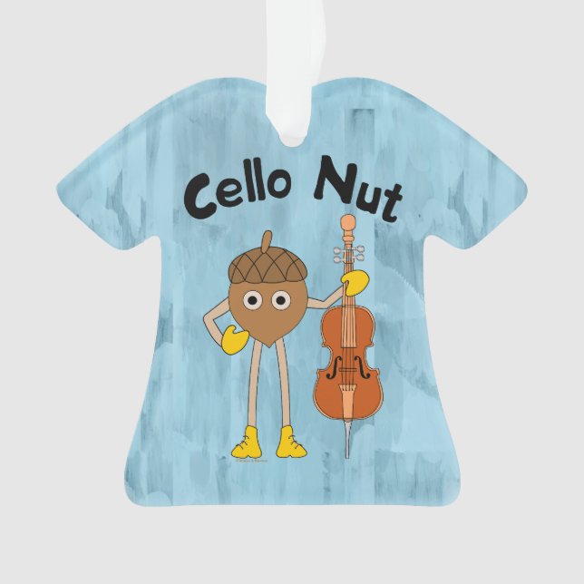 Cello Nut Ornament (Vorderseite)