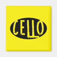 Cello Oval Rough Text