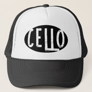 Cello Oval Rough Text Truckerkappe