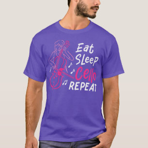 Cello Player Cellist Musical Music Instrument T-Shirt